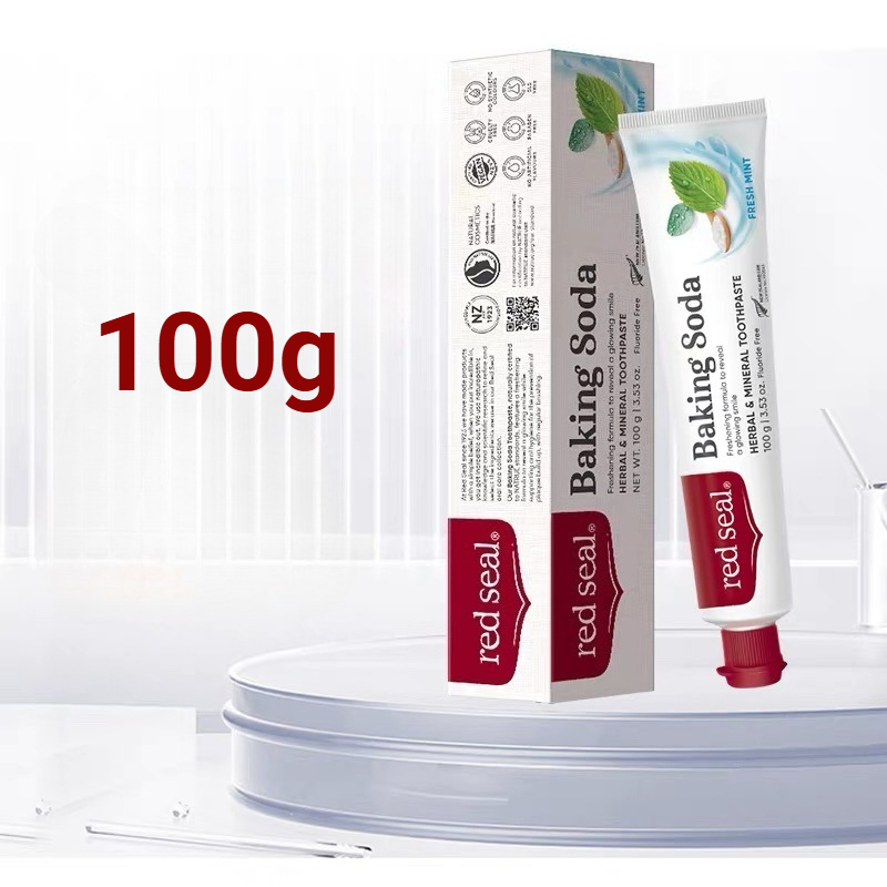 Teeth Whitening Baking Soda - Red Seal Neuseeland Backpulver-Zahnpasta 100 g,