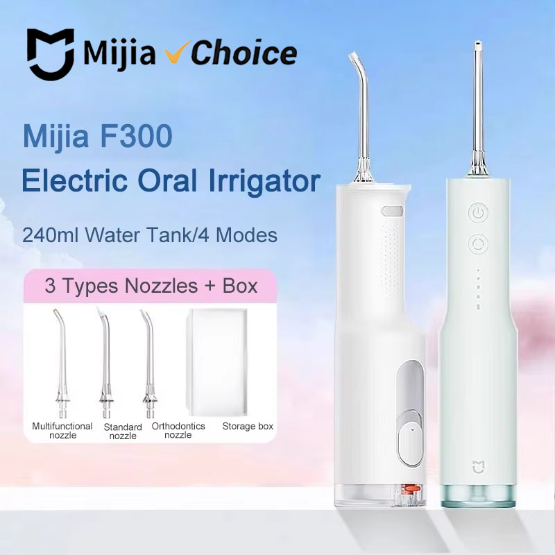 Teeth Whitening Zoom - Mijia Elektrischer Mundduscher F300 Dentaler Wasserstrahl