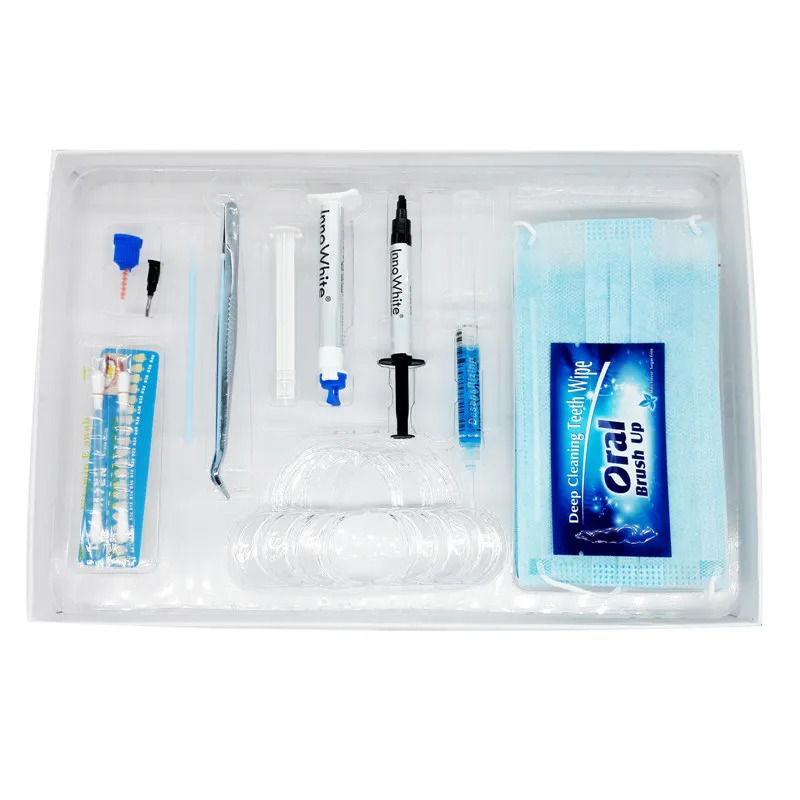 Teeth Whitening Home Kit - Dental Inno White Professionelles Zahnaufhellungssystem Mundhygiene-Gel-Kits