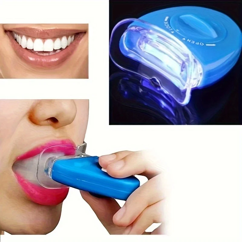 Teeth Whitening With Laser - LED-Zahnaufhellungslicht Blaues UV-Licht zur Zahnaufhellung Laser-Zahnbleichungslampe