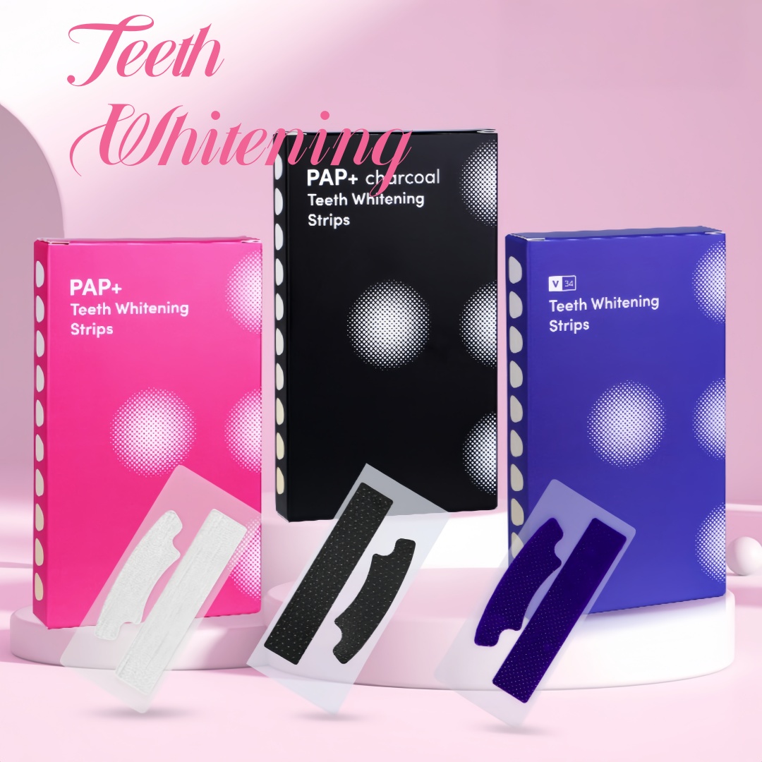 Teeth Whitening Co - 14-Streifen Zahnaufhellungsstreifen für Zähne, 7-Tage-Behandlung, rutschfester