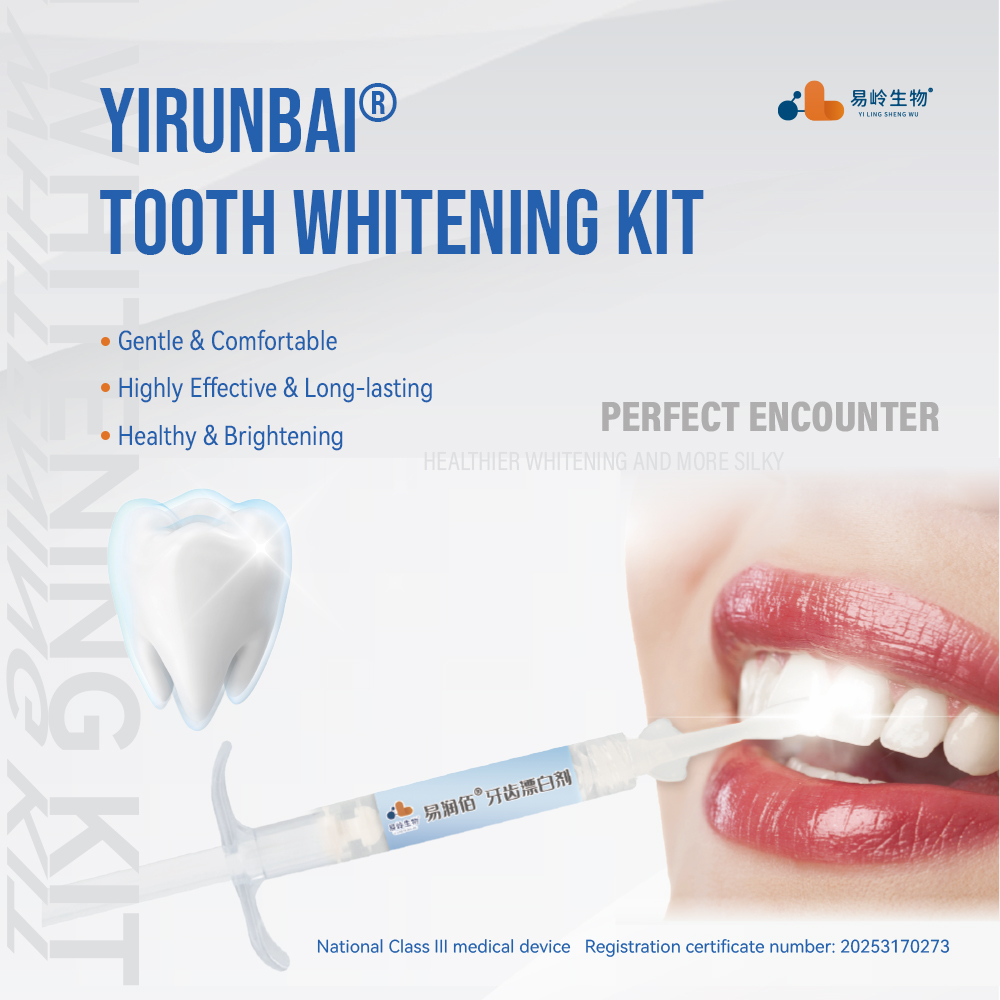 Teeth Whitening Kit With Light - Taseyi Klinik-geeignetes Zahnaufhellungs-Gel 17% HP Professionelles