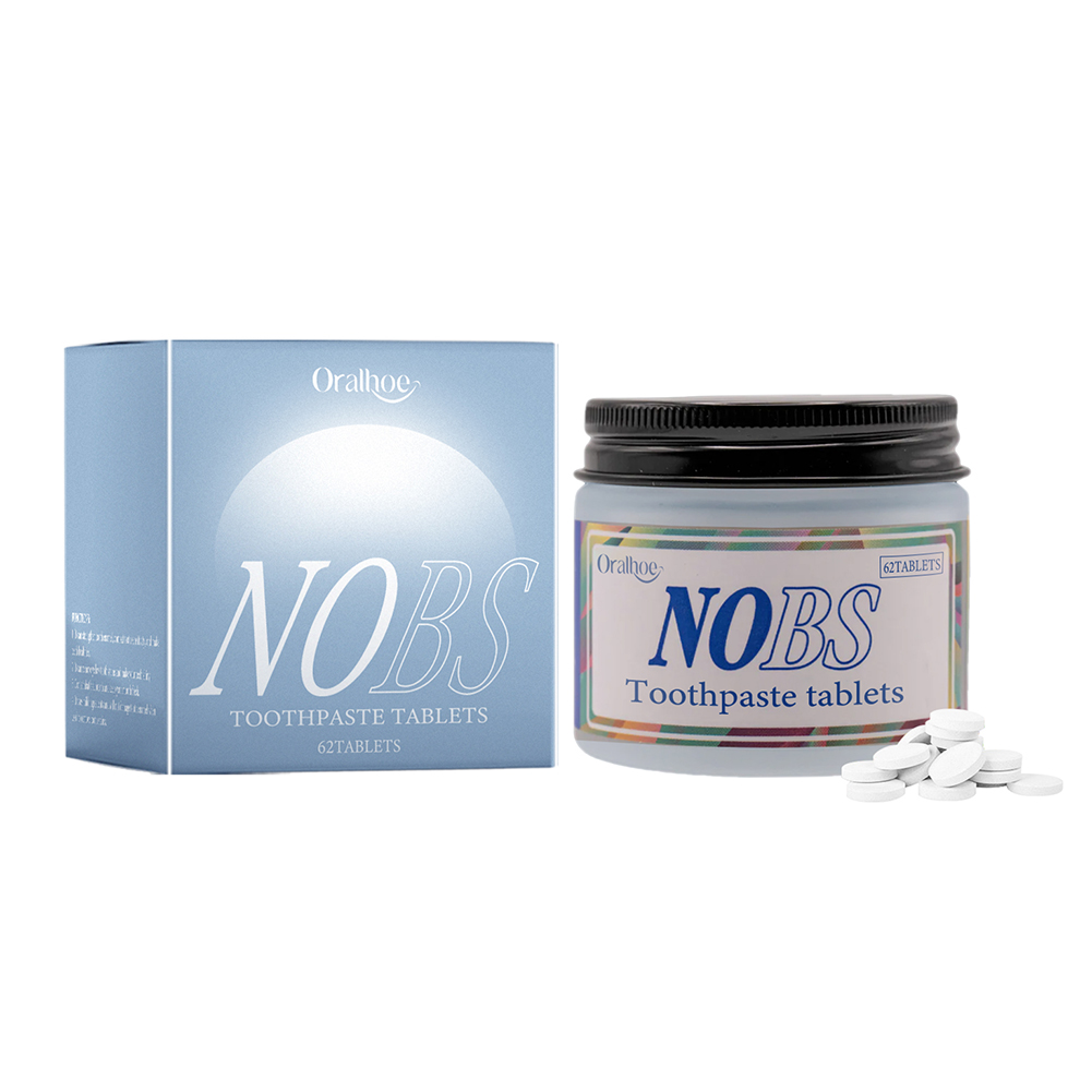 Teeth Whitening Baking Soda - NOBS Zahnpasta-Tabletten – Nano-Hydroxyapatit, blutfrei, umweltfreundlich