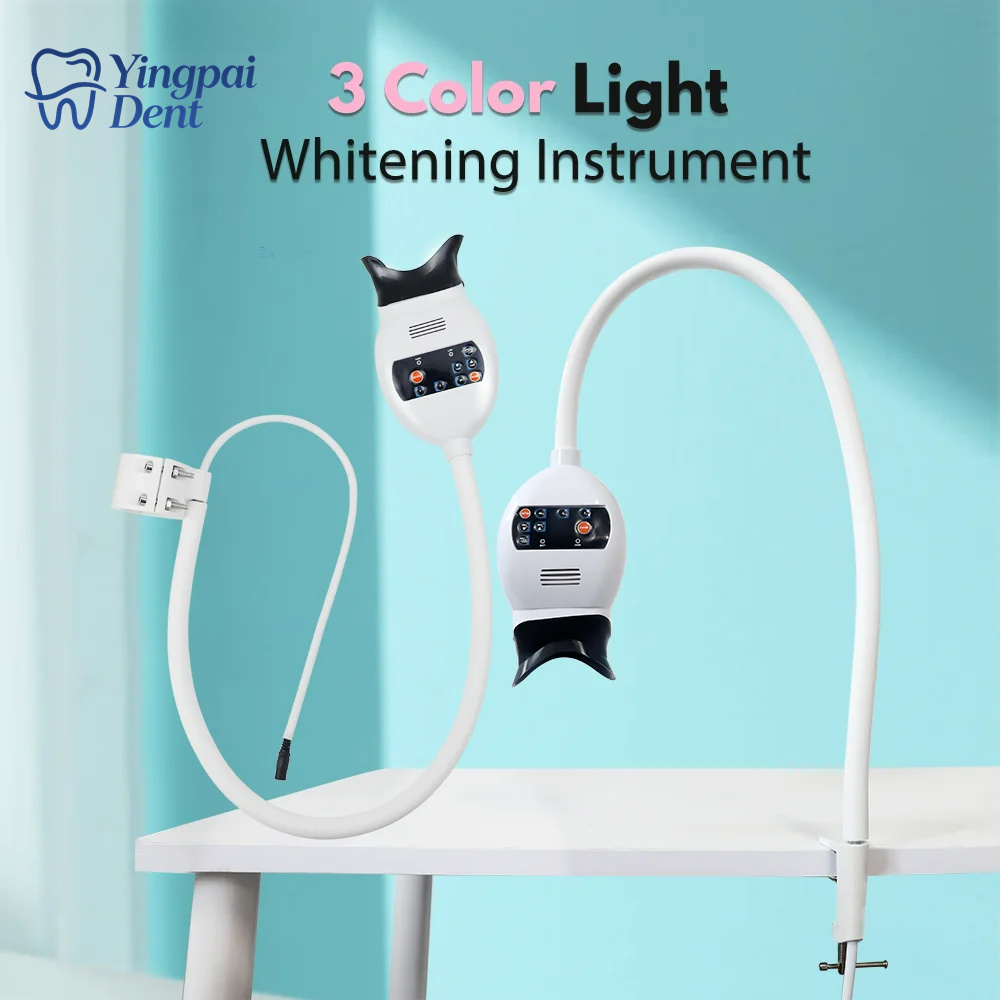 Teeth Whitening China - Einstellbare 3-Farben-LED-Zahnaufhellungs-Beschleunigerlampe, professionelle Kaltlichtlampe für die
