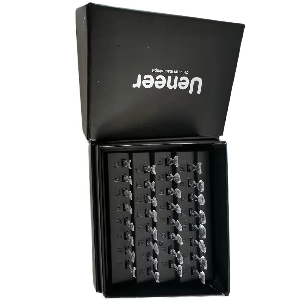 Teeth Whitening Kit With Light - 32-teiliges Dental-Veneer-Formen-Set, Komposit-Harz-Formen, lichthärtend, autoklavierbar, für