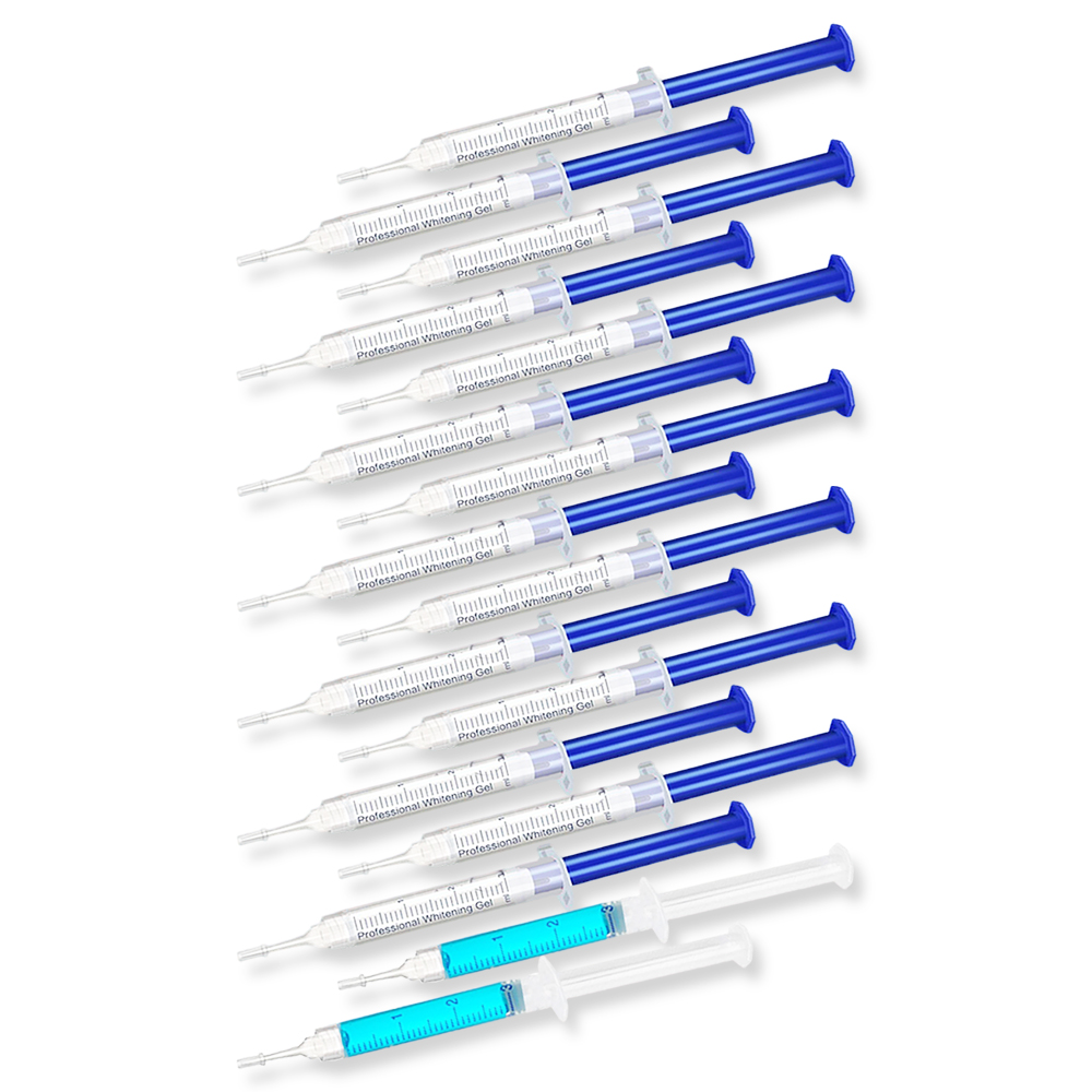 Teeth Whitening Home Kit - Zahnaufhellungs-Gel mit Minzgeschmack, sanftes Aufhellungsgel, einfach
