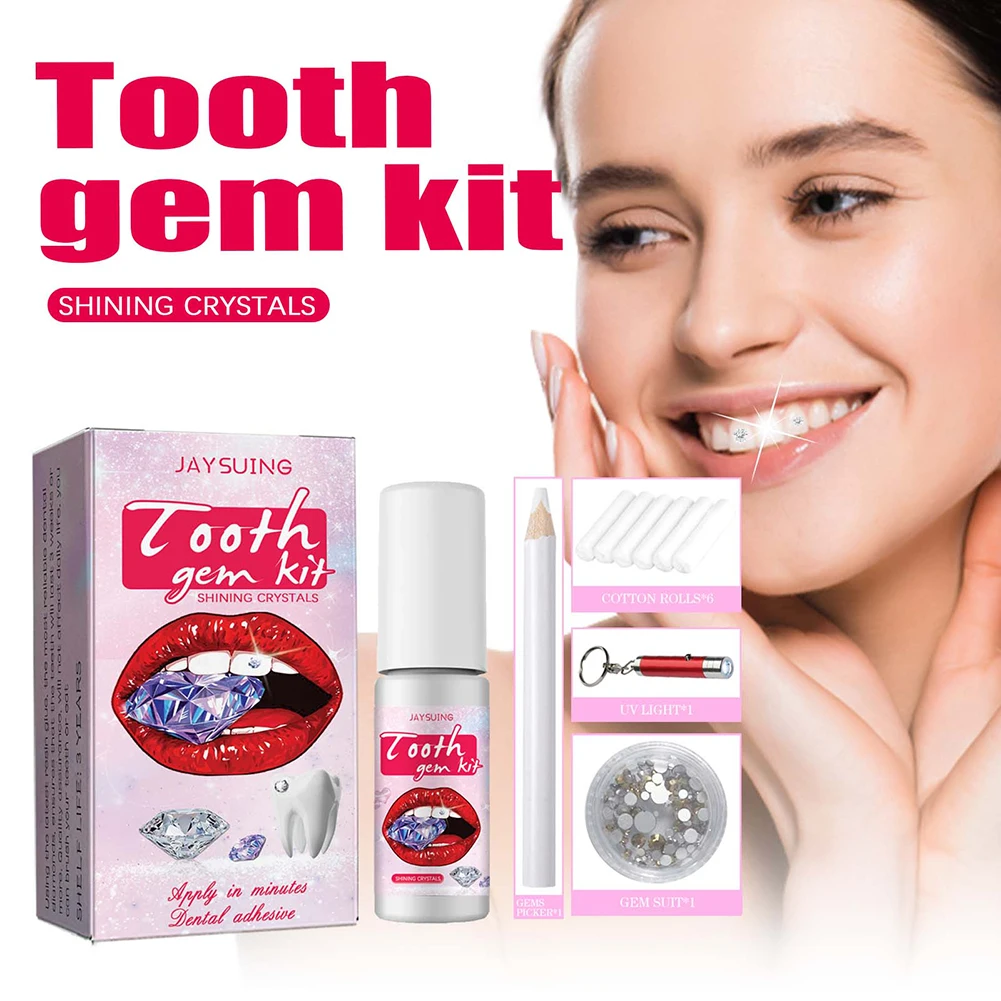 Teeth Whitening Zoom - DIY Zahn Edelsteine Kit mit Kristallen