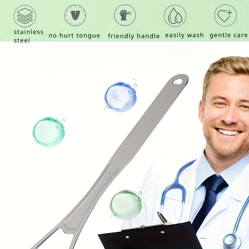Doppelschichtige Zungenreinigu – Tongue Scraper Metal Bewertung und Preis
