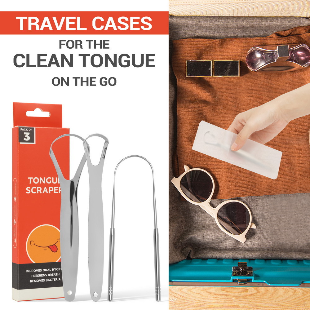3 Stück/Packung Zungenschaber  – Tongue Scraper Metal Bewertung und Preis