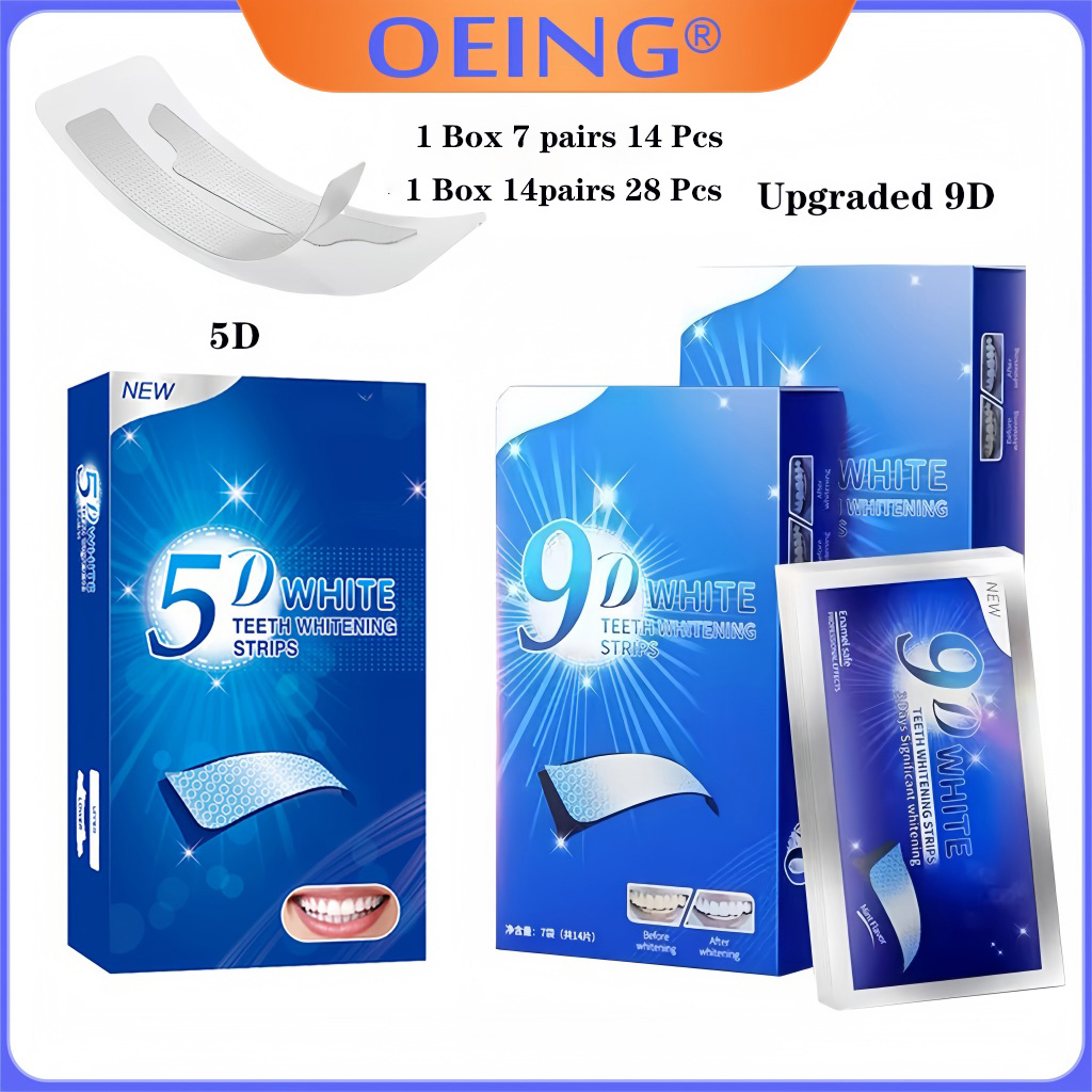 9D 5D Zahnaufhellungsstreifen  – Teeth Whitening Home Kit Bewertung und Preis