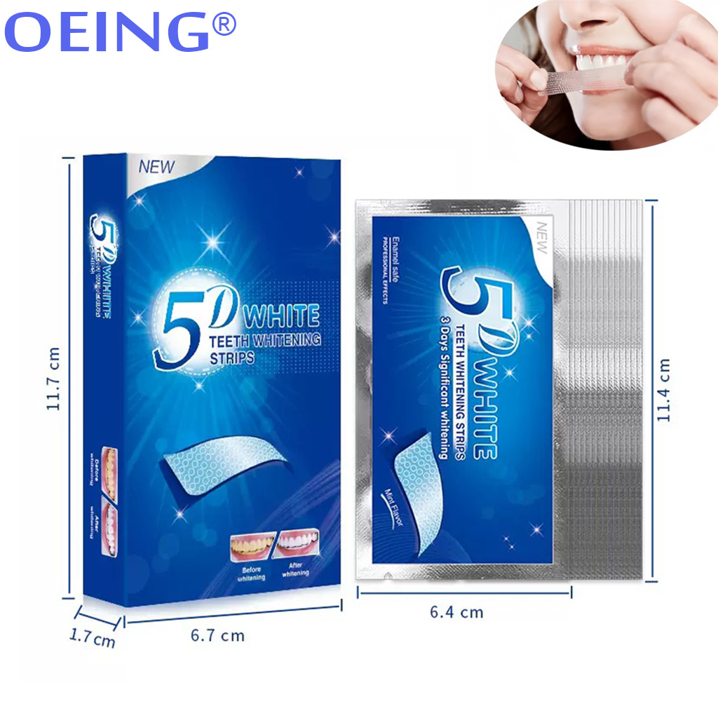 9D 5D Zahnaufhellungsstreifen  – Teeth Whitening Home Kit Bewertung und Preis