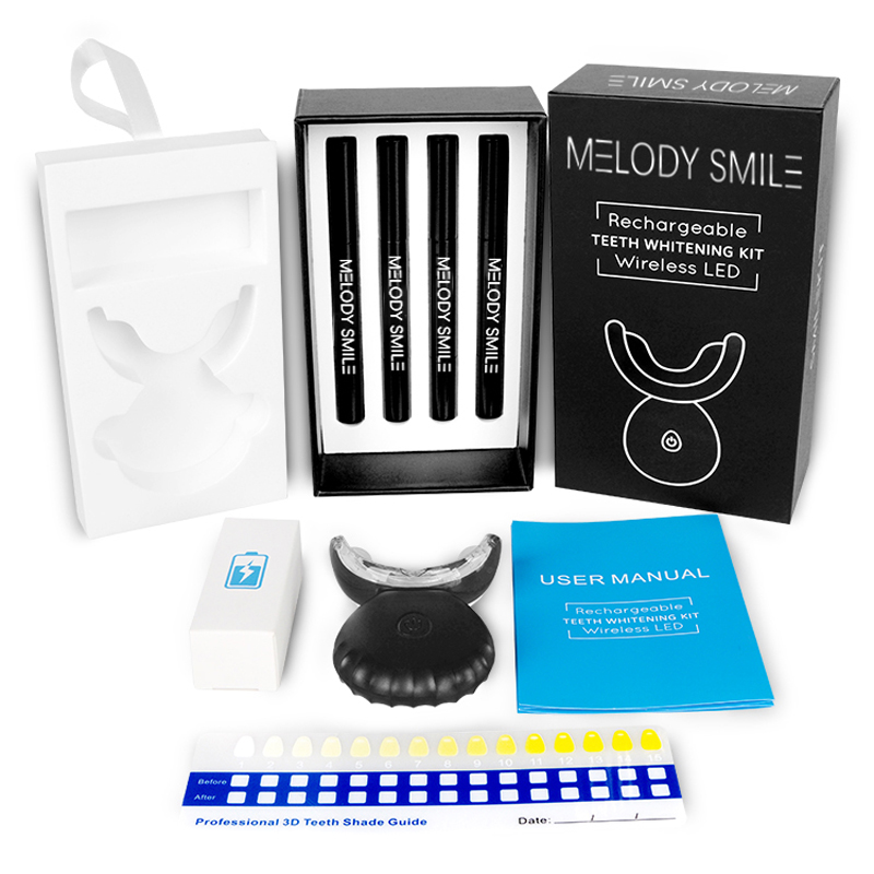 Blaulicht-Zahnaufhellungs-LED- – Teeth Whitening Home Kit Bewertung und Preis