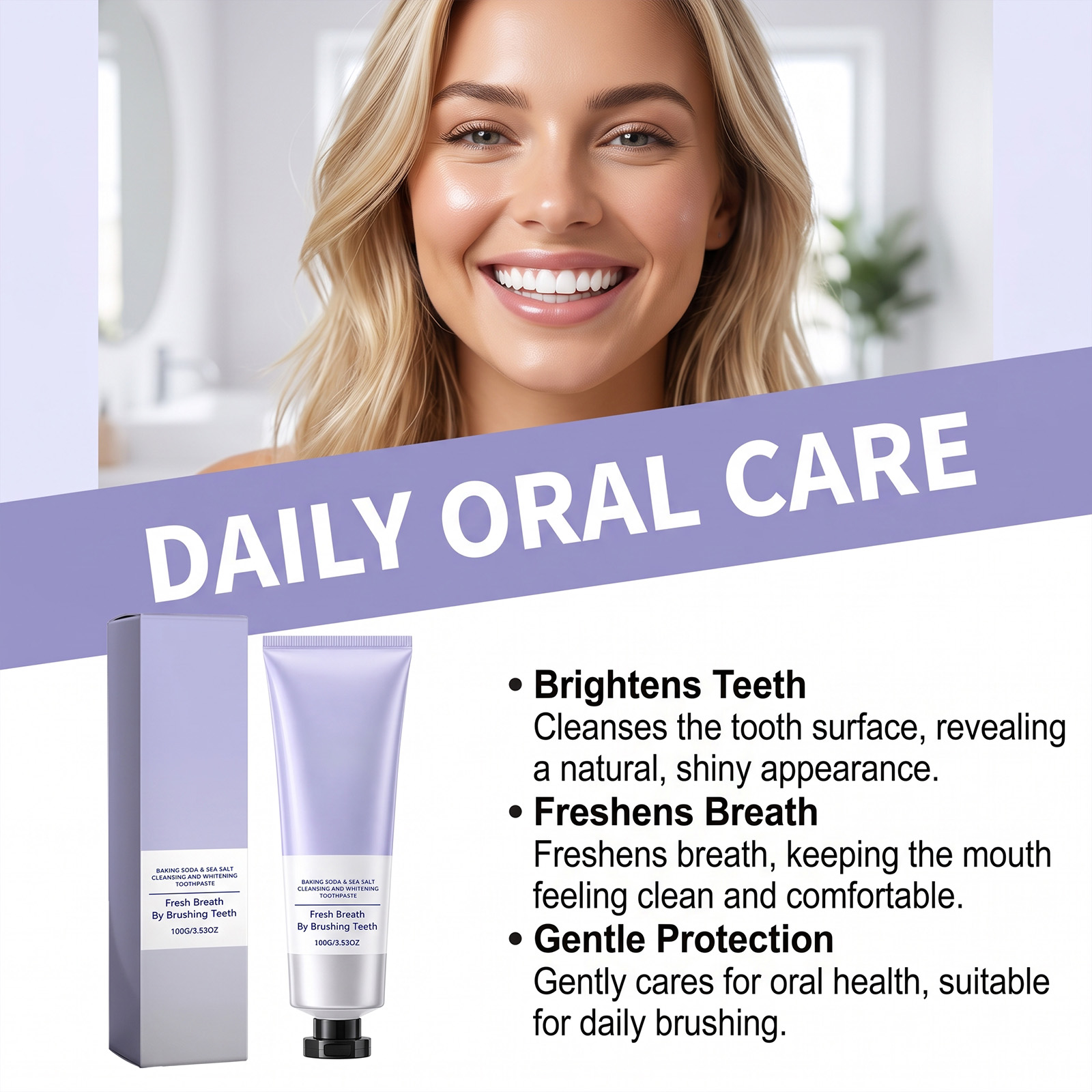 Meersalz-Zahnpasta zur Aufhell – Teeth Whitening Baking Soda Bewertung und Preis