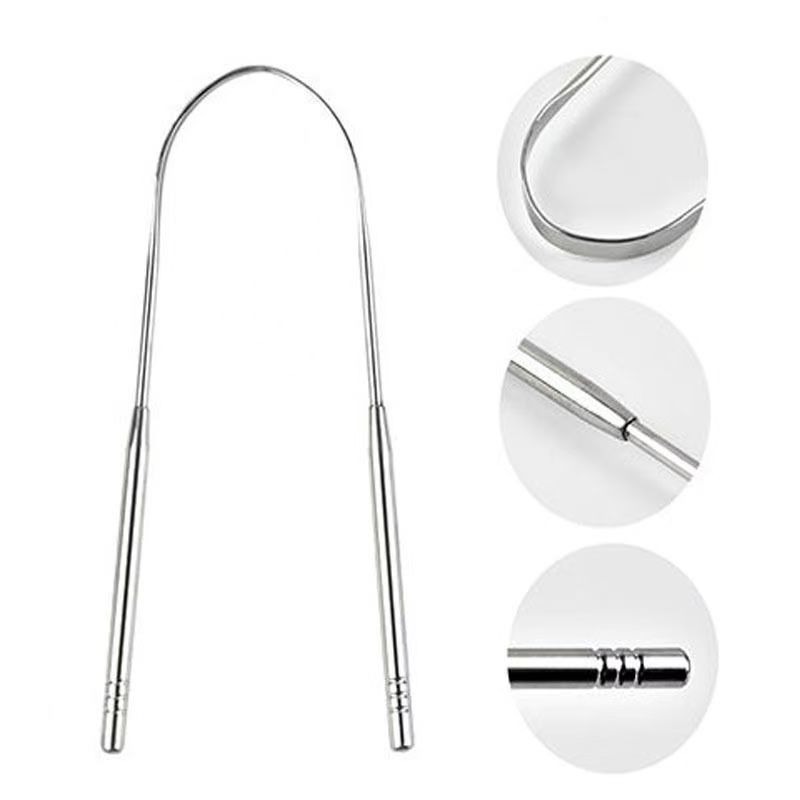 Roségoldener U-förmiger Edelst – Tongue Scraper Metal Bewertung und Preis
