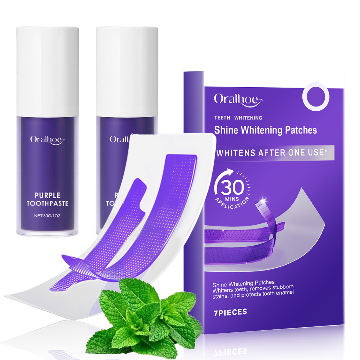 Lila Zahnaufhellungs-Kombi-Set – Teeth Whitening Home Kit Bewertung und Preis