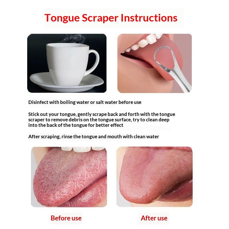 Zungenschaber-Set aus Edelstah – Tongue Scraper Metal Bewertung und Preis