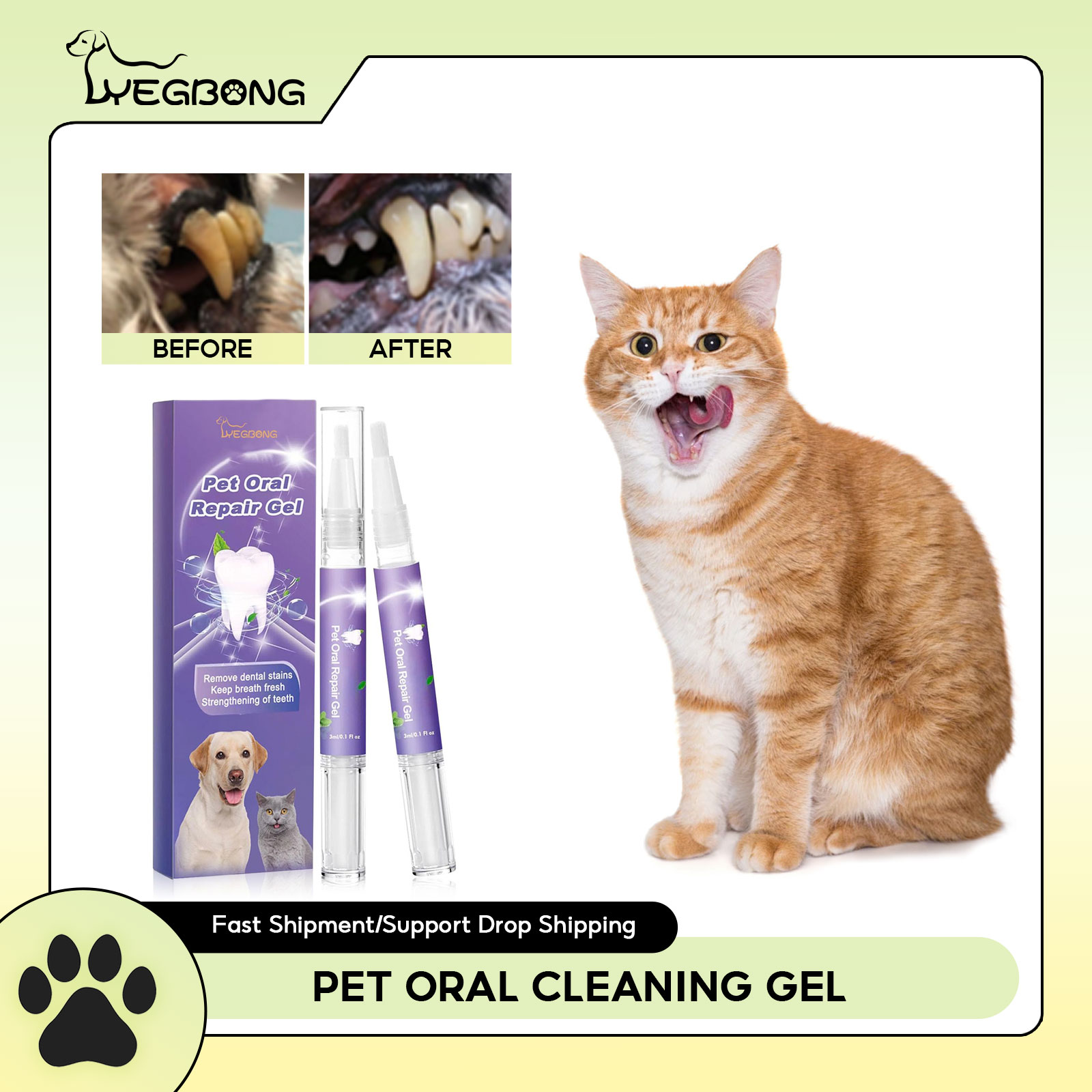 Pet Oral Repair Gel Welpen Zah – Teeth Whitening Q&M Bewertung und Preis