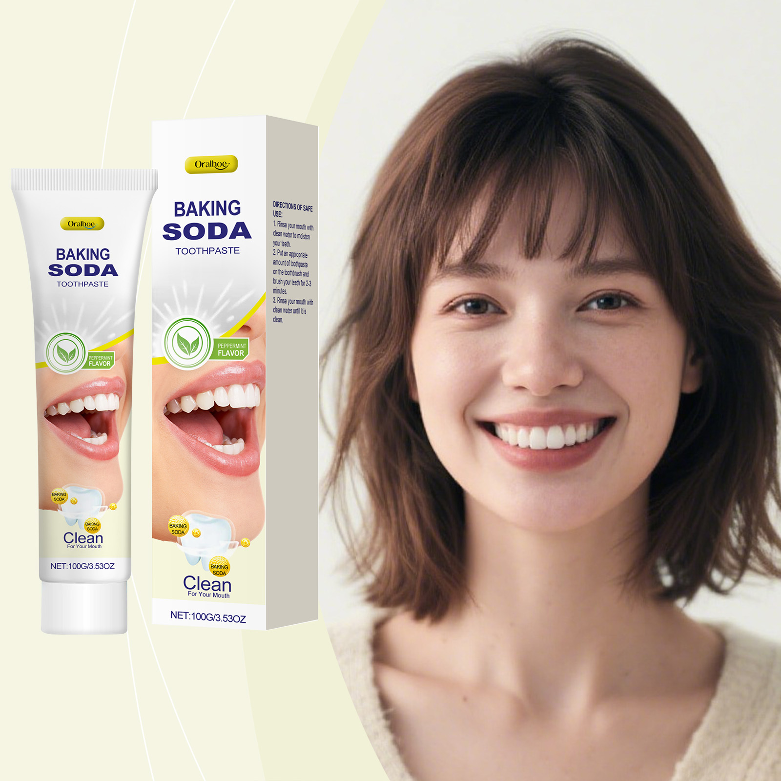 Backpulver-Zahnpasta Tiefenrei – Teeth Whitening Baking Soda Bewertung und Preis