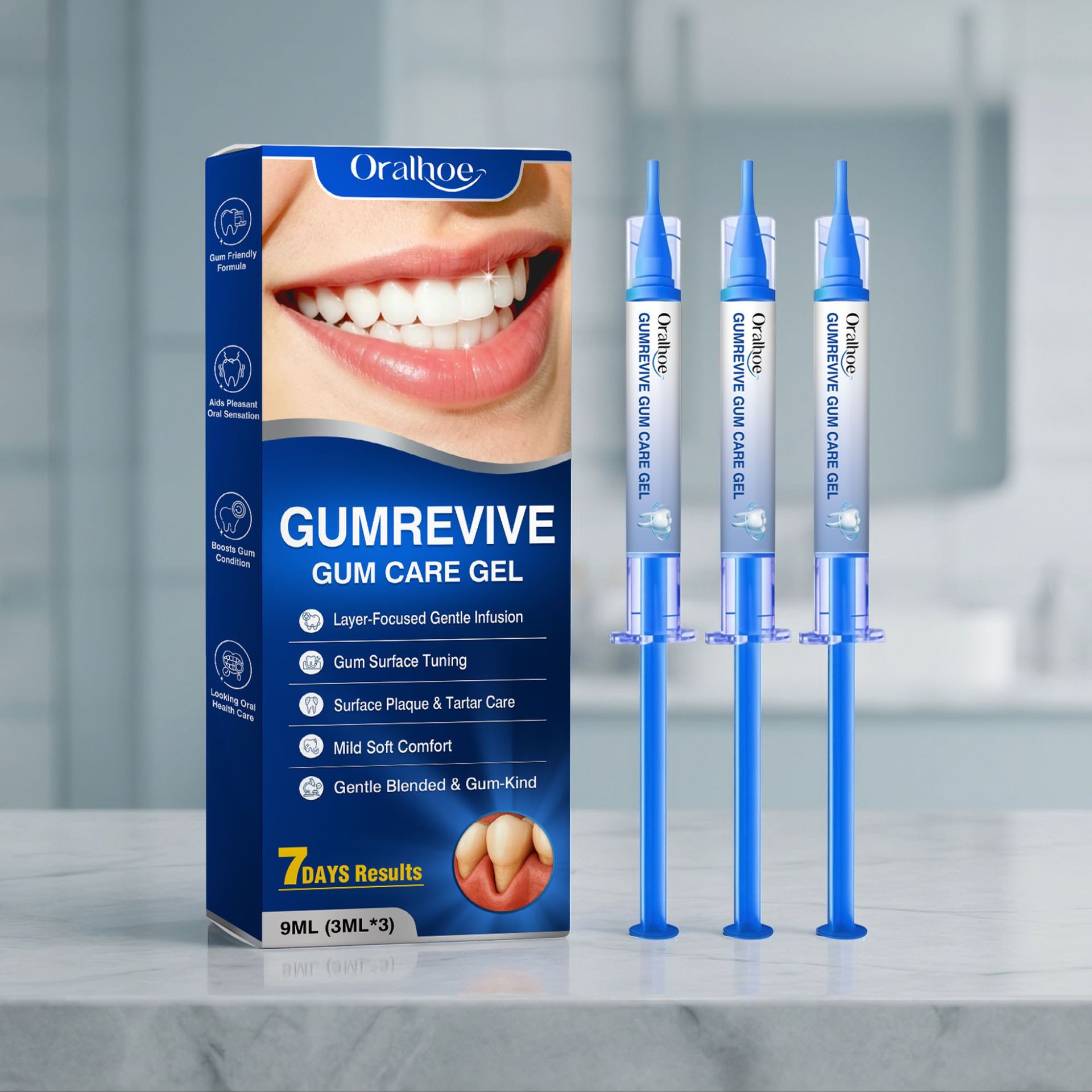 Mundpflege-Gel 3-teiliges Zahn – Teeth Whitening Home Kit Bewertung und Preis