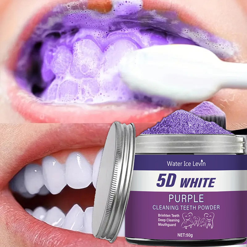 Lila Zahnaufhellungspulver, 50 – Teeth Whitening Co Bewertung und Preis
