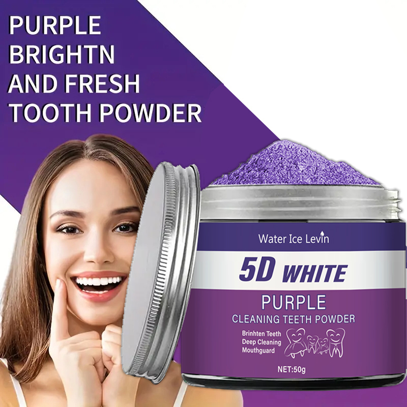 Lila Zahnaufhellungspulver, 50 – Teeth Whitening Co Bewertung und Preis
